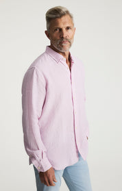 Linen Shirt In Lilac