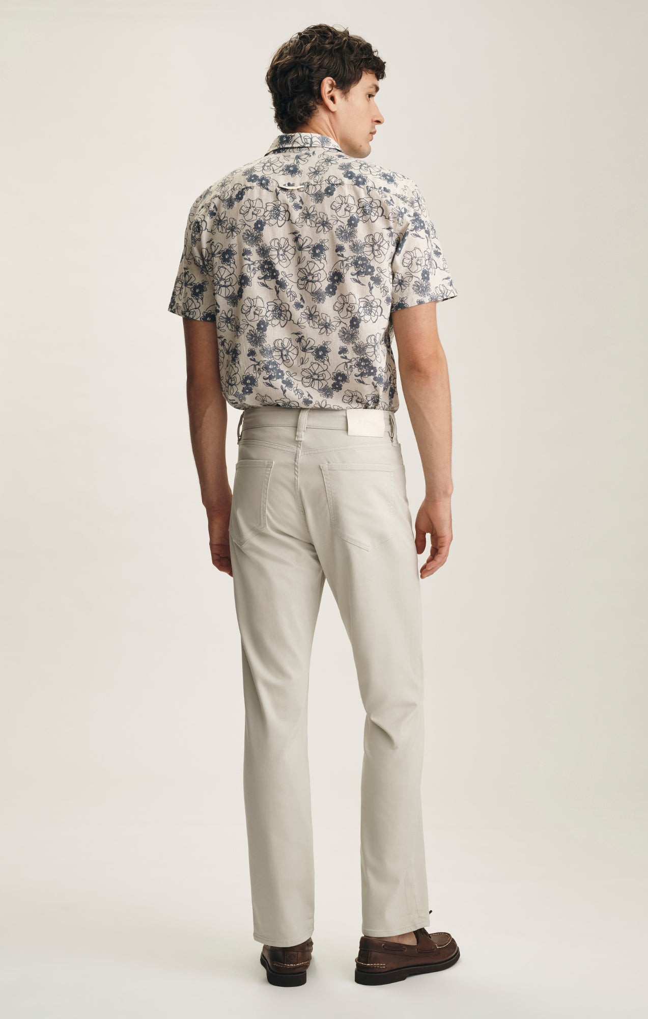 Charisma Relaxed Straight Pants In Bone Coolmax