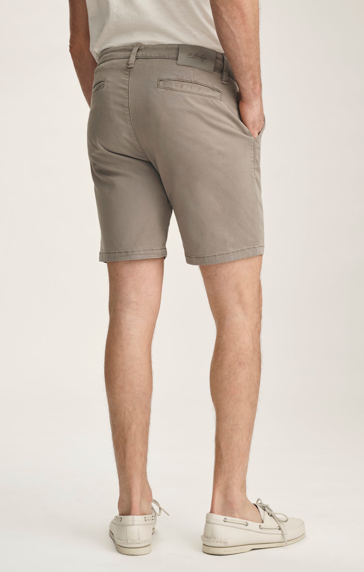 Arizona Slim Shorts In Driftwood Twill