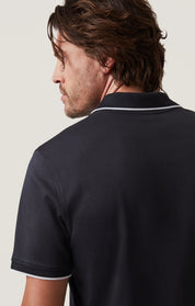 Riviera Polo Shirt in Black