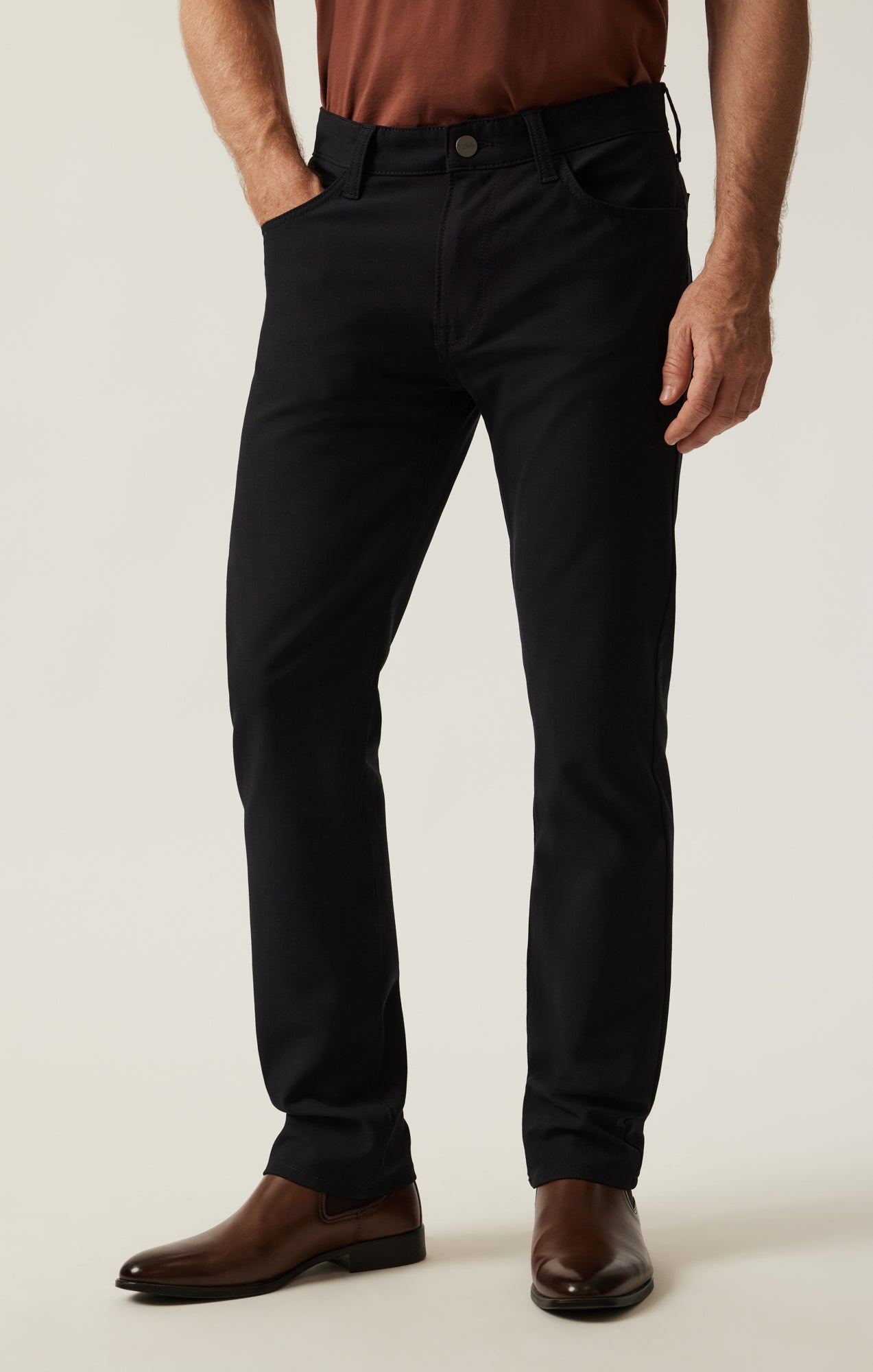 34 Heritage Men's Courage Straight Leg Pants in Navy Supreme