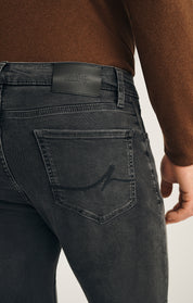 Courage Straight Leg Jeans in Smoke Brushed Urban