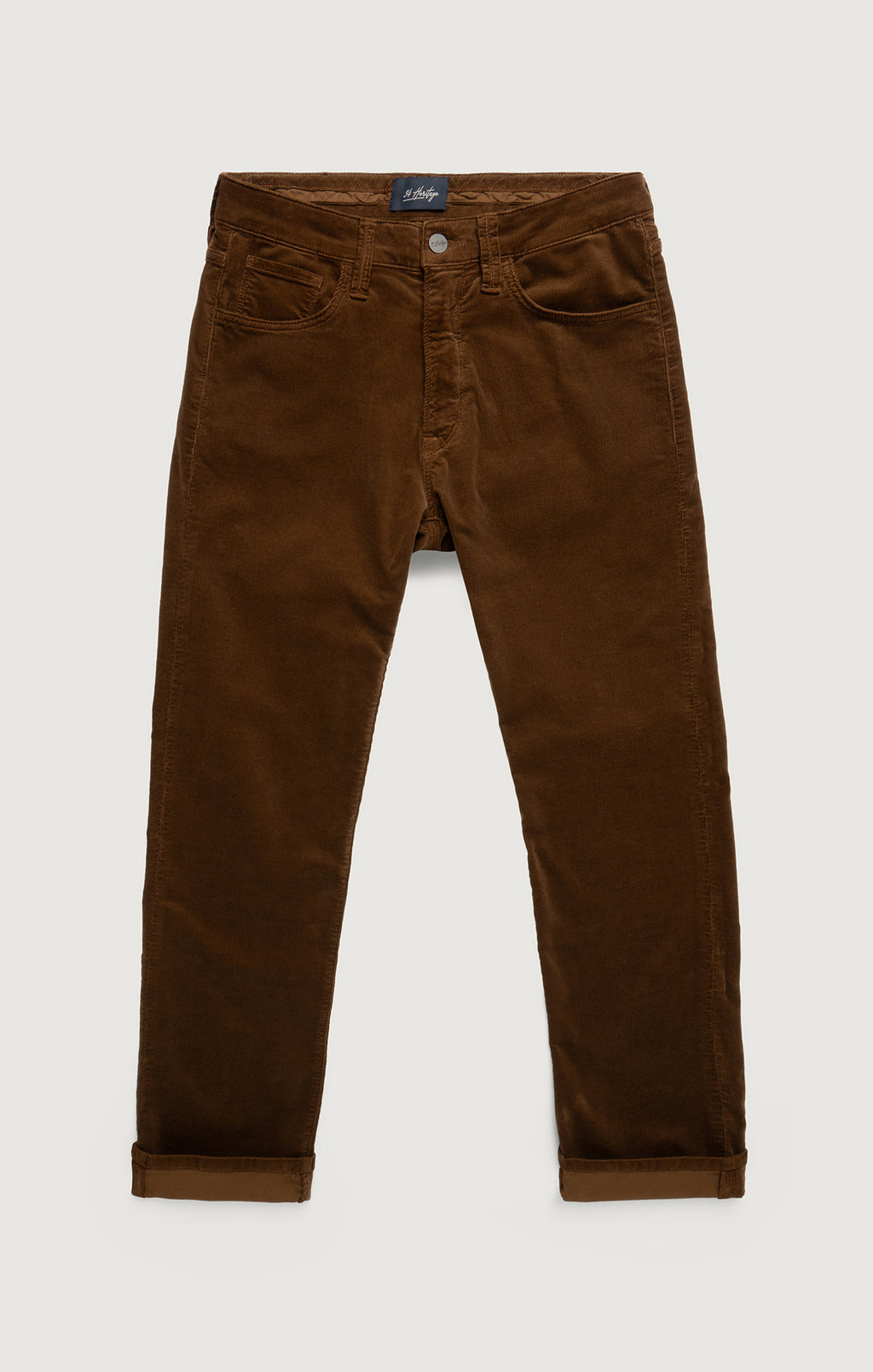 Charisma Relaxed Straight Pants in Bourbon Cord