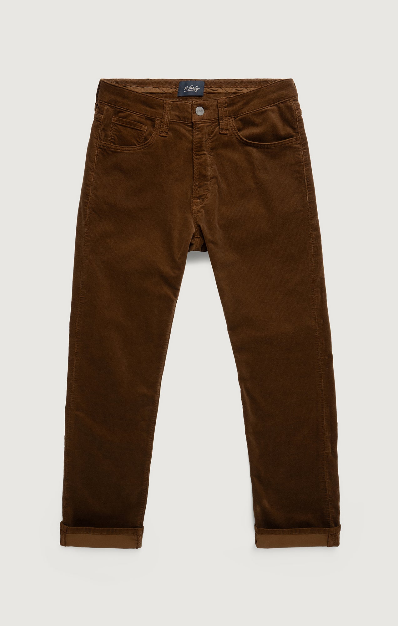 Charisma Relaxed Straight Pants in Bourbon Cord
