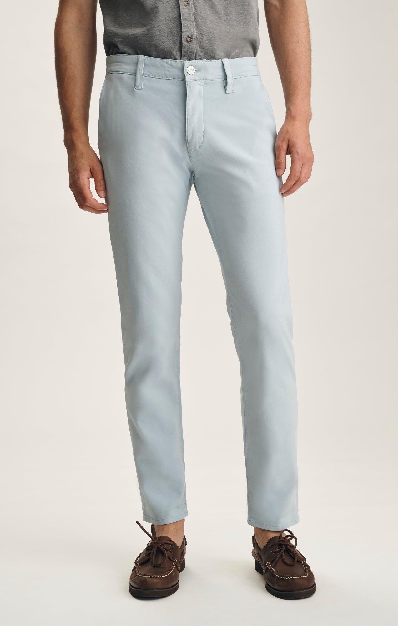 Verona Straight Leg Chino Pants In Mist High Flyer