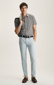 Verona Straight Leg Chino Pants In Mist High Flyer