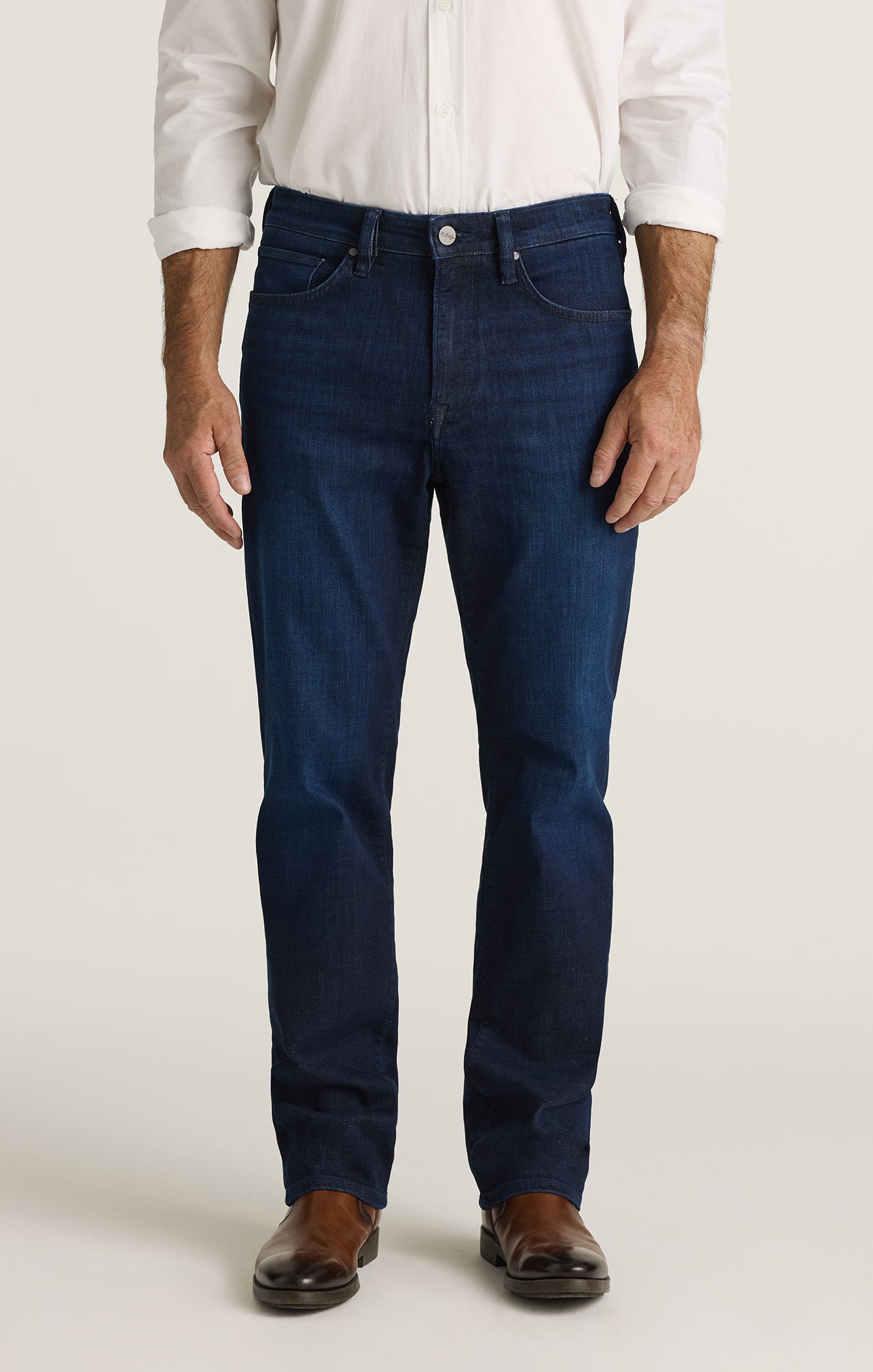 Charisma Relaxed Straight Jeans in Ink Organic Ultra