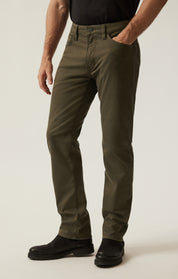 Courage Straight Leg Pants in Dusky Green Coolmax