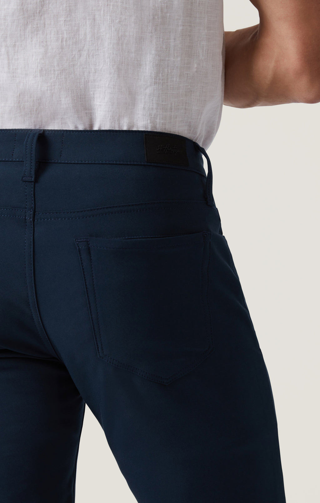 Charisma Relaxed Straight Pants in Navy Commuter