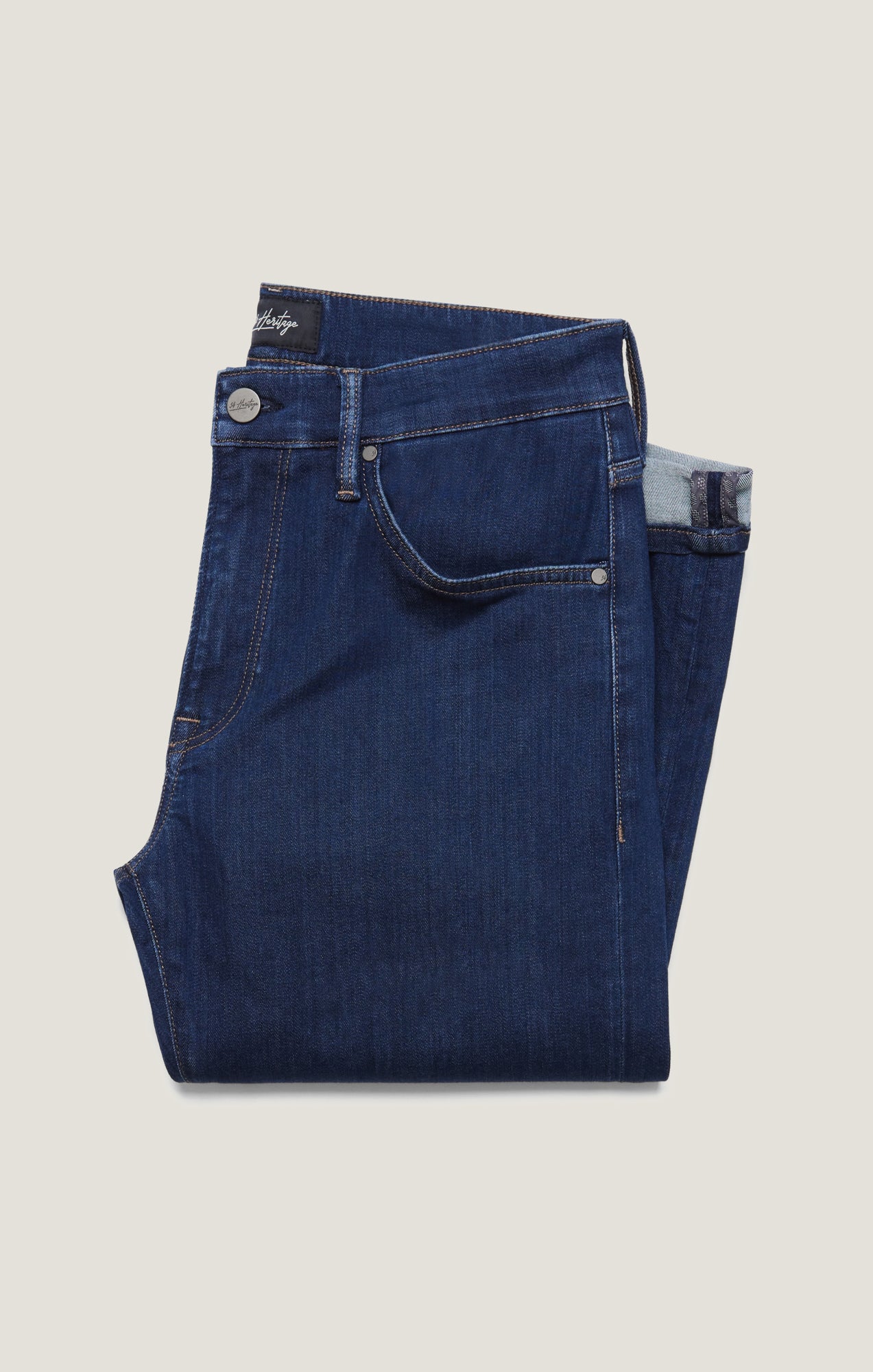 Courage Straight Leg Pants in Dark Blue Refined