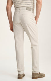Charisma Relaxed Straight Pants In Stone Seersucker