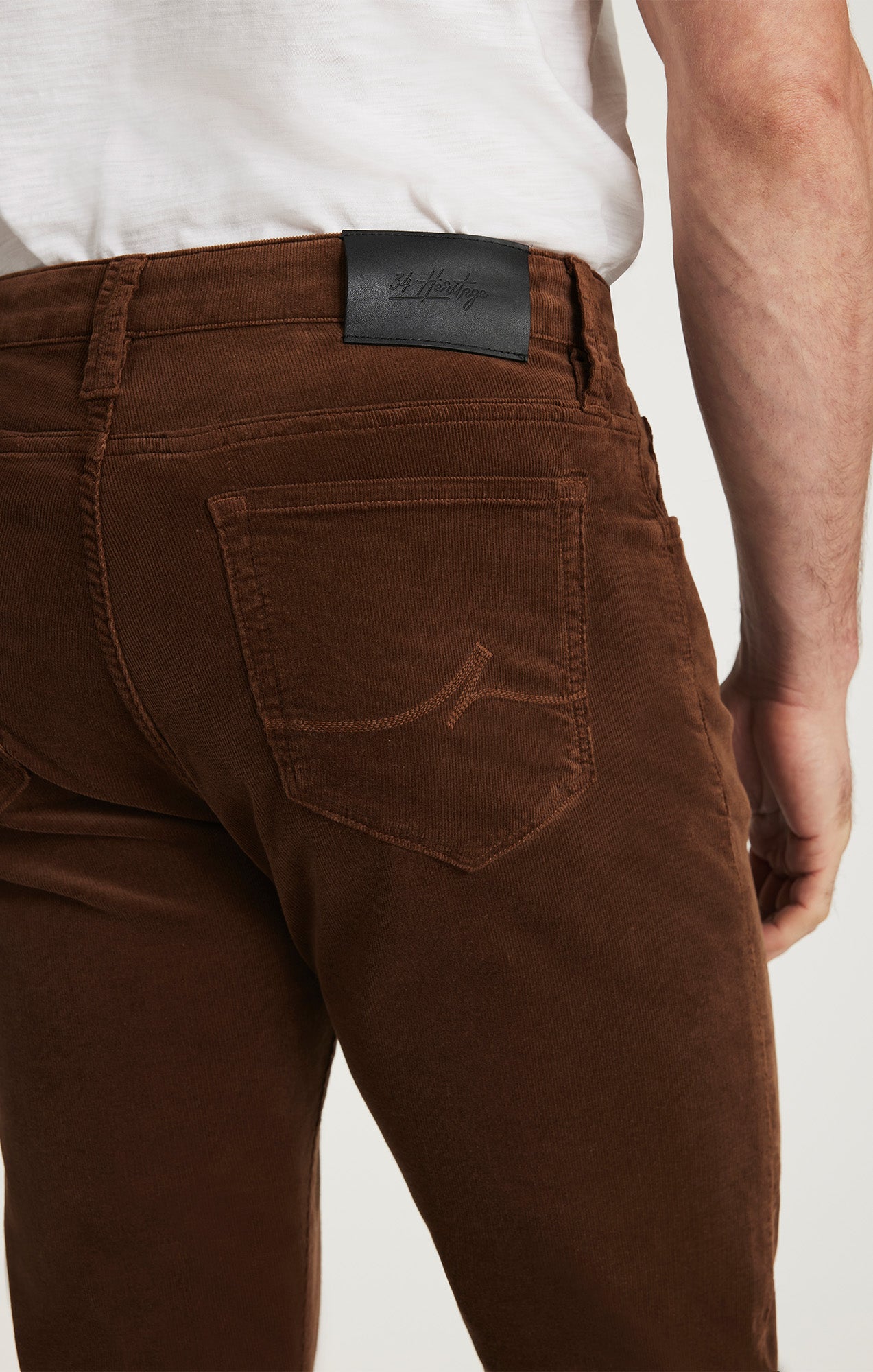 Courage Straight Leg Pants in Bourbon Cord