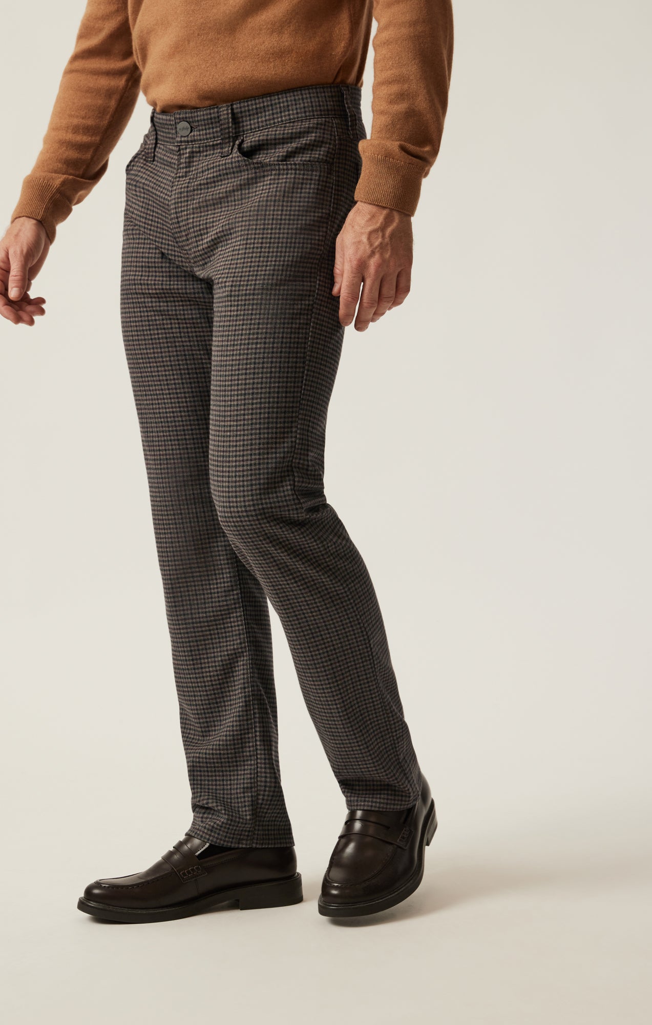 Courage Straight Leg Pants in Multi Elite Check