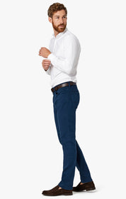 Charisma Relaxed Straight Pants in Petrol Comfort