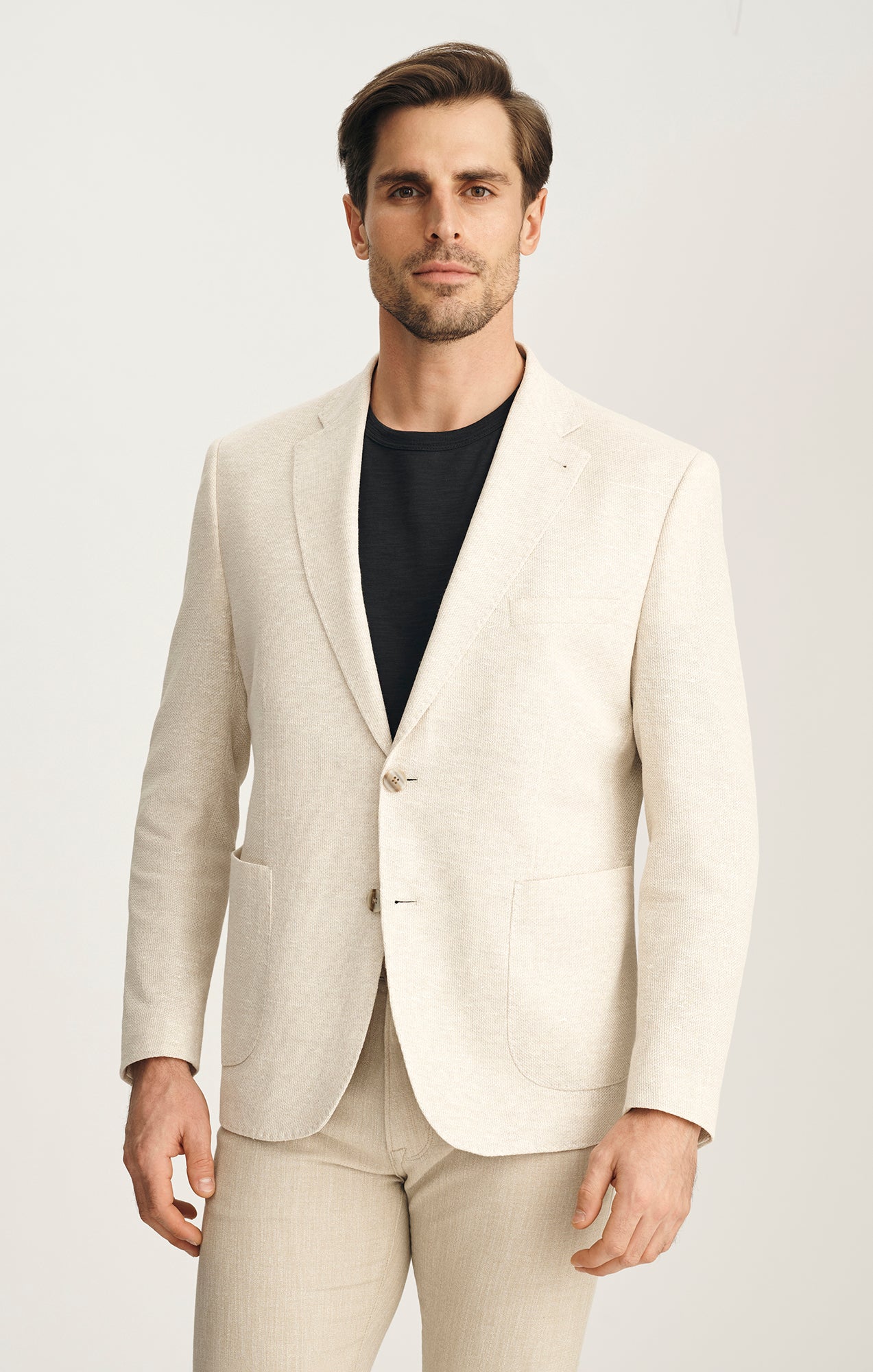 Matteo Summer Blazer In Beige