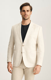 Matteo Summer Blazer In Beige