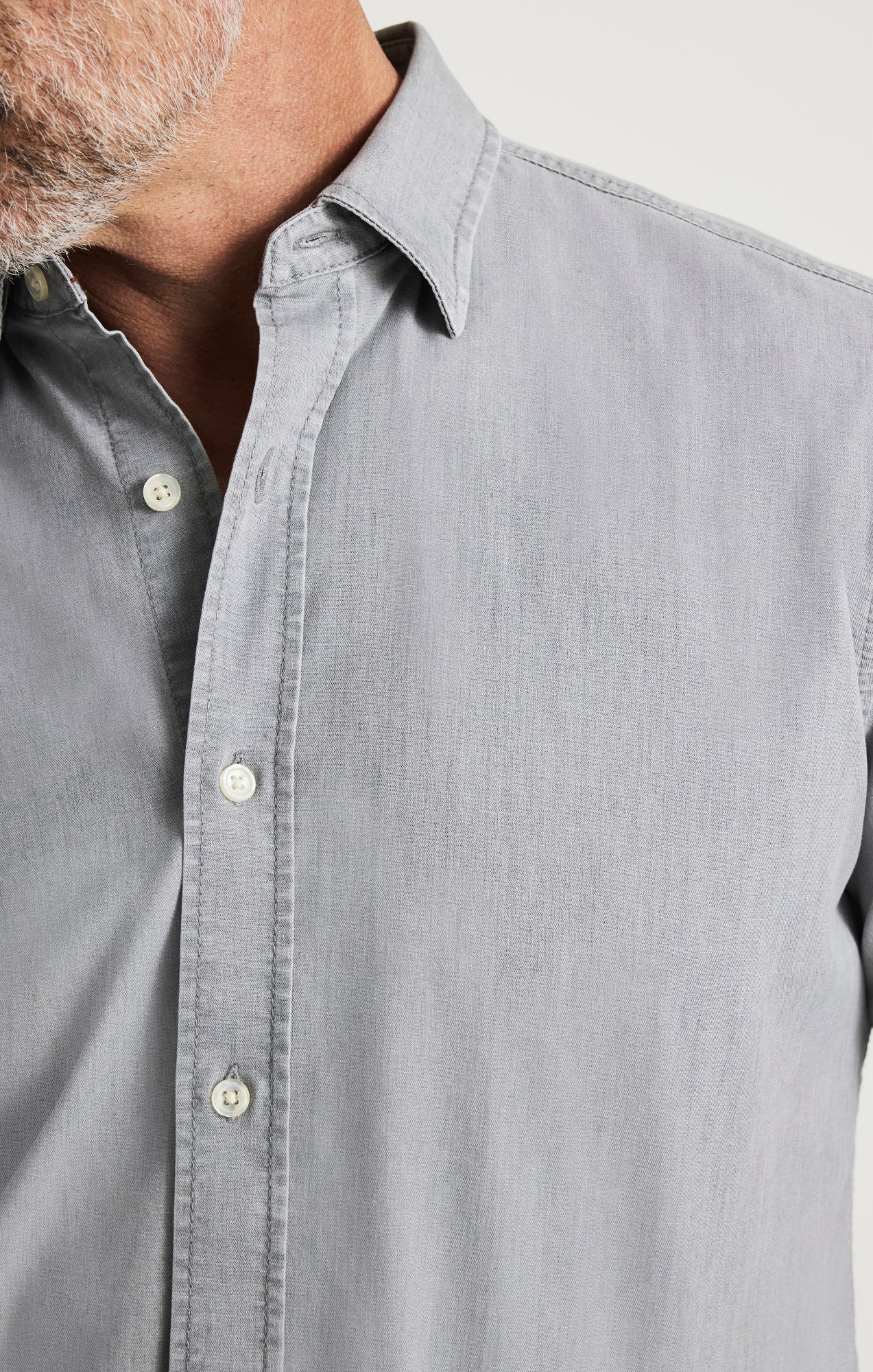 Denim Shirt In Grey Indigo – 34 Heritage