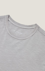 Slub Crew Neck T-Shirt in Chalk