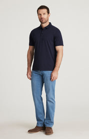 Camino Relaxed Straight Jeans in Cloud Blue Urban