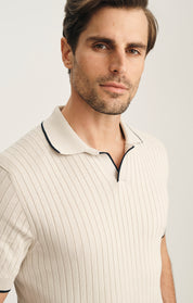 Polo Sweater In Pure Cashmere