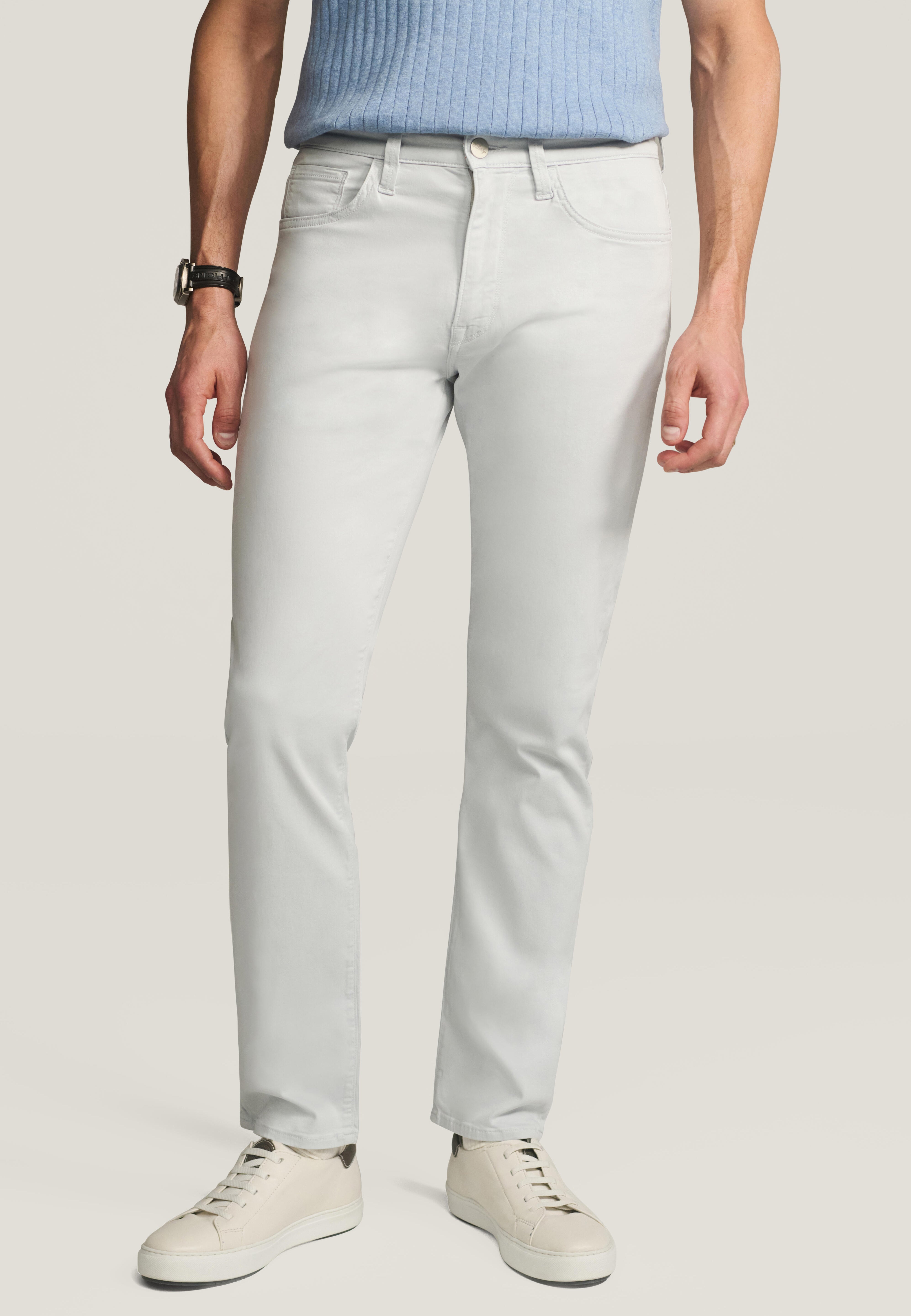 Courage Straight Leg Pants in Stone Twill