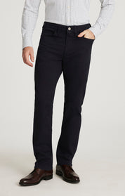 Charisma Relaxed Straight Pants in Navy Twill