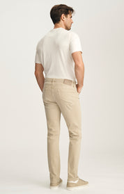 Courage Straight Leg Jeans In Sand Colored Urban
