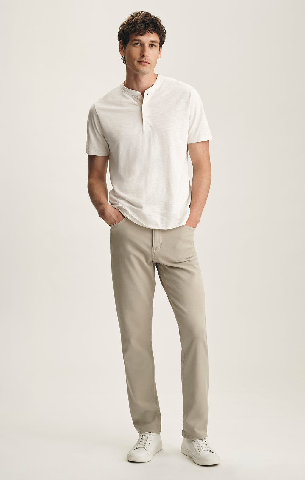 Charisma Relaxed Straight Pants In Cashmere Cloud Luxe