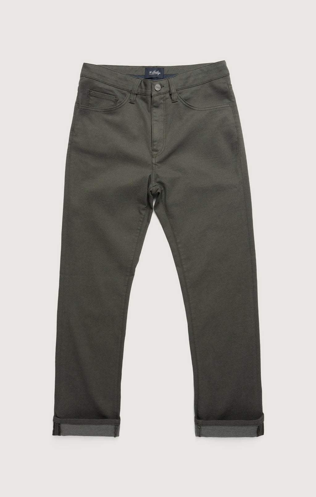 Charisma Relaxed Straight Pants in Peat Coolmax