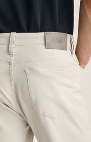 Charisma Relaxed Straight Pants In Bone Cloud Luxe