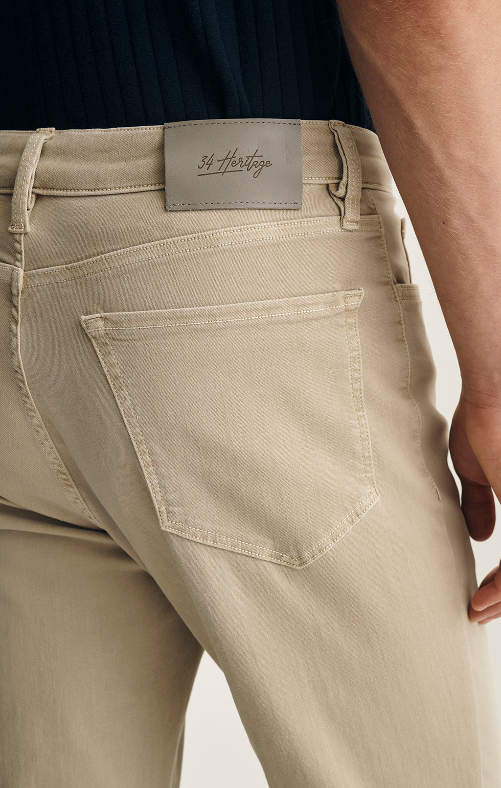Charisma Relaxed Straight Leg Pants In Sand Colored Urban