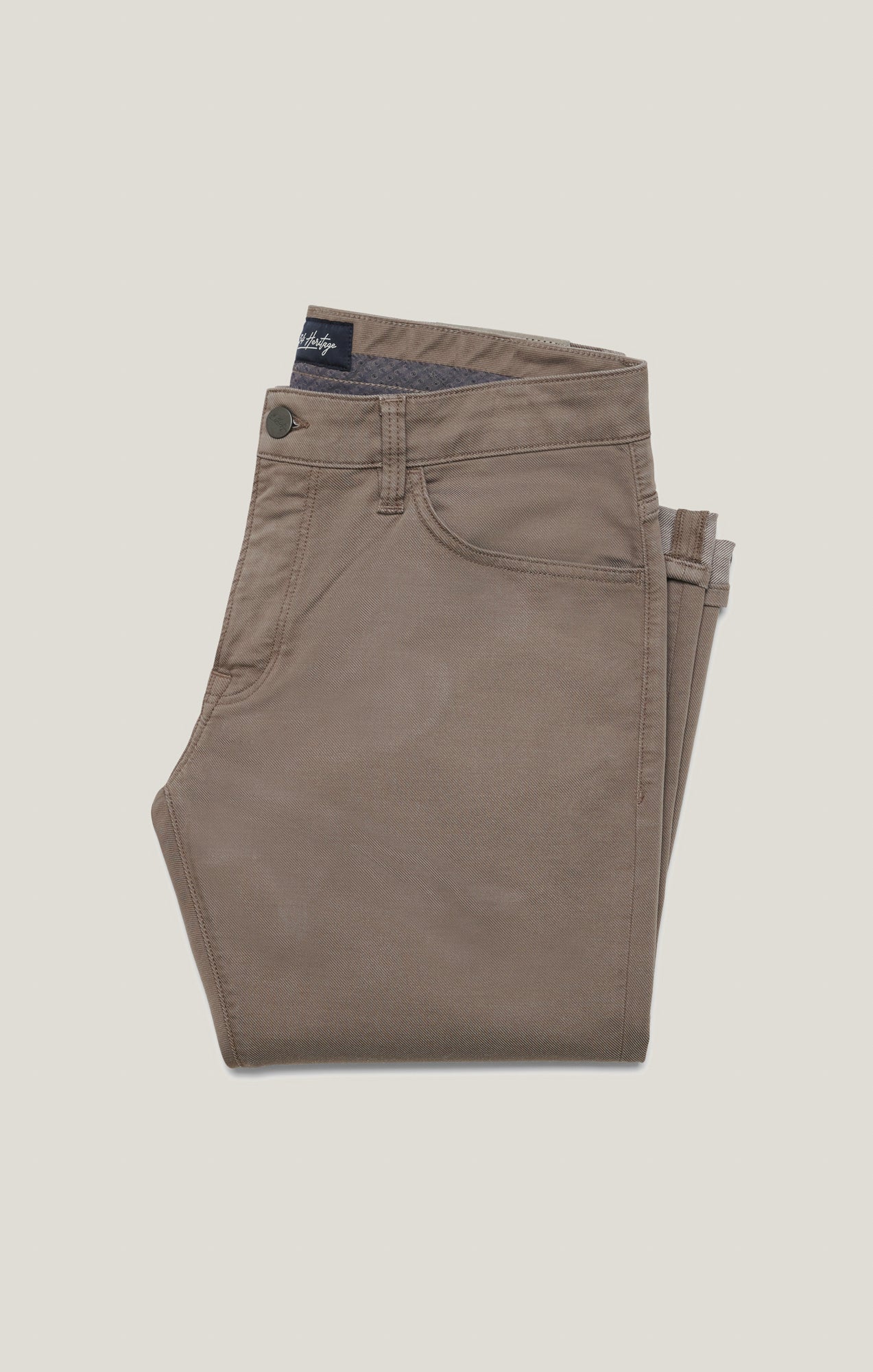 Charisma Relaxed Straight Pants in Taupe Coolmax