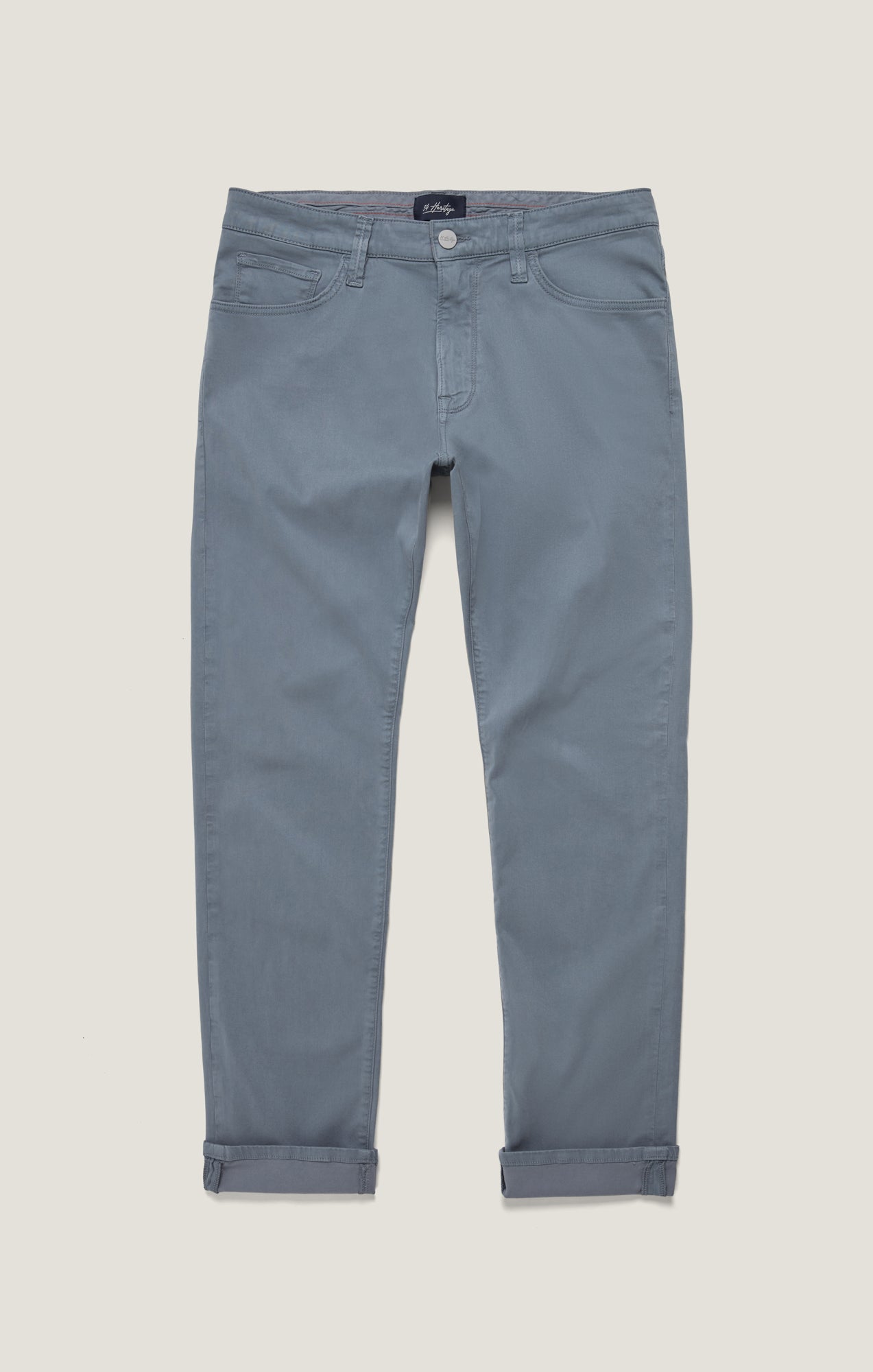Courage Straight Leg Pants in Alloy Twill