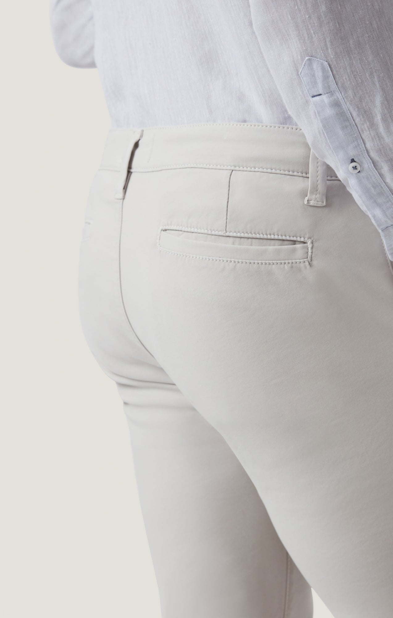 Verona Slim Leg Chino Pants in Cloud High Flyer