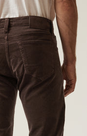 Courage Straight Leg Pants in Brown Cord