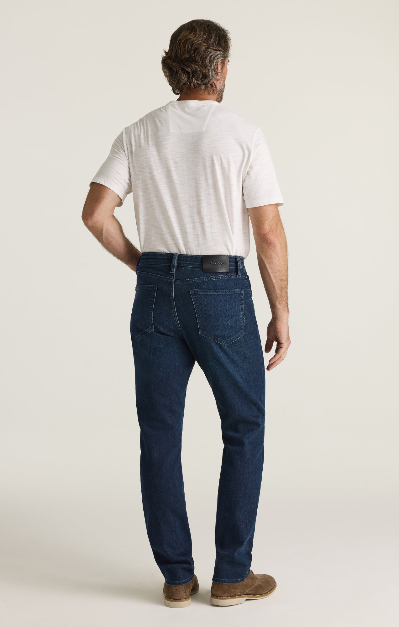 Charisma Relaxed Straight Jeans in Rinse Brushed Aerodenim