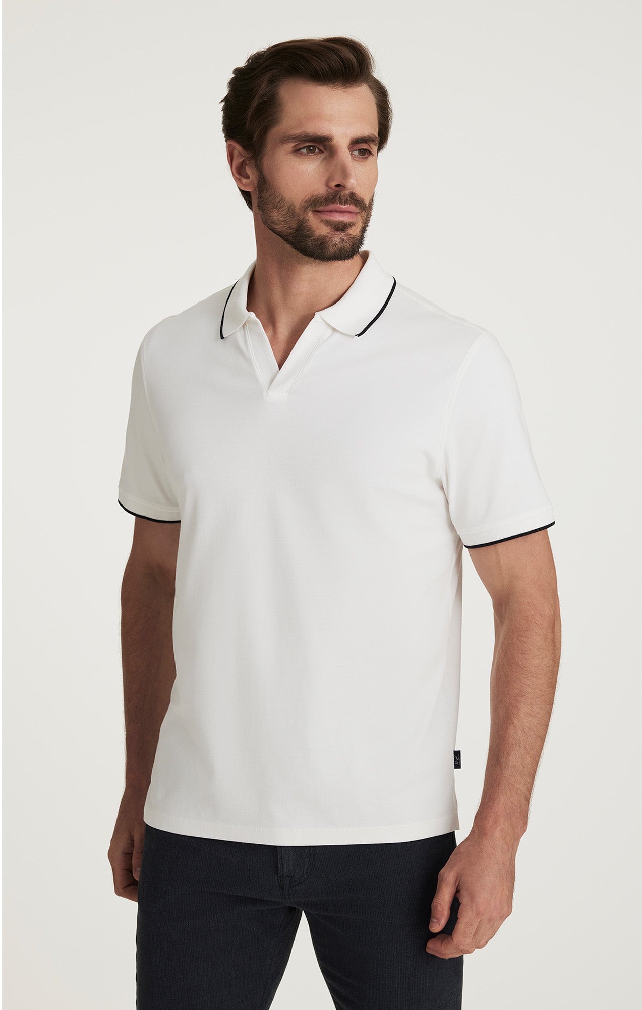 Riviera Polo Shirt in White
