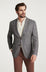 Matteo Mini Checked Blazer in Dark Blue