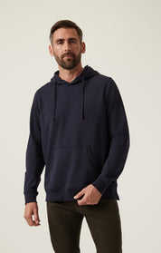 French Terry Hoodie In Navy