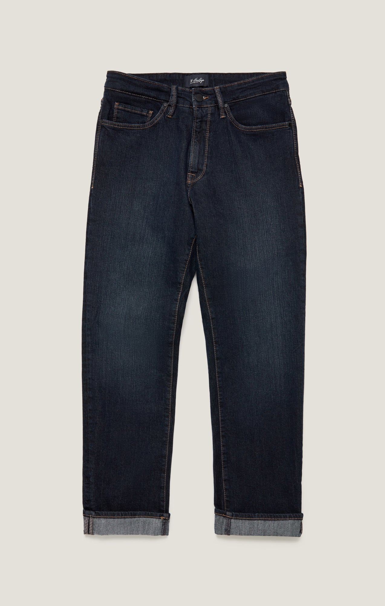 34 Heritage Men's Charisma High Rise Straight Jeans in Dark Comfort