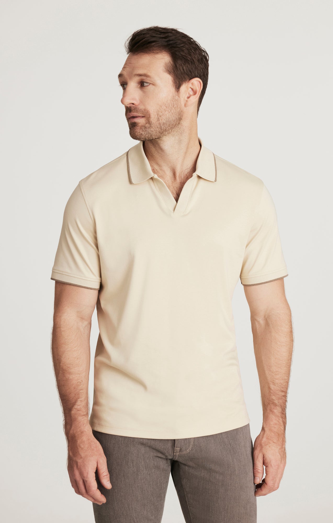 Riviera Polo Shirt in Castle Wall