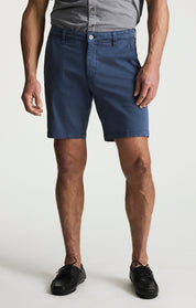 Arizona Slim Shorts In Dark Denim Twill
