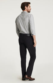 Charisma Relaxed Straight Pants in Dark Grey Cloud Luxe