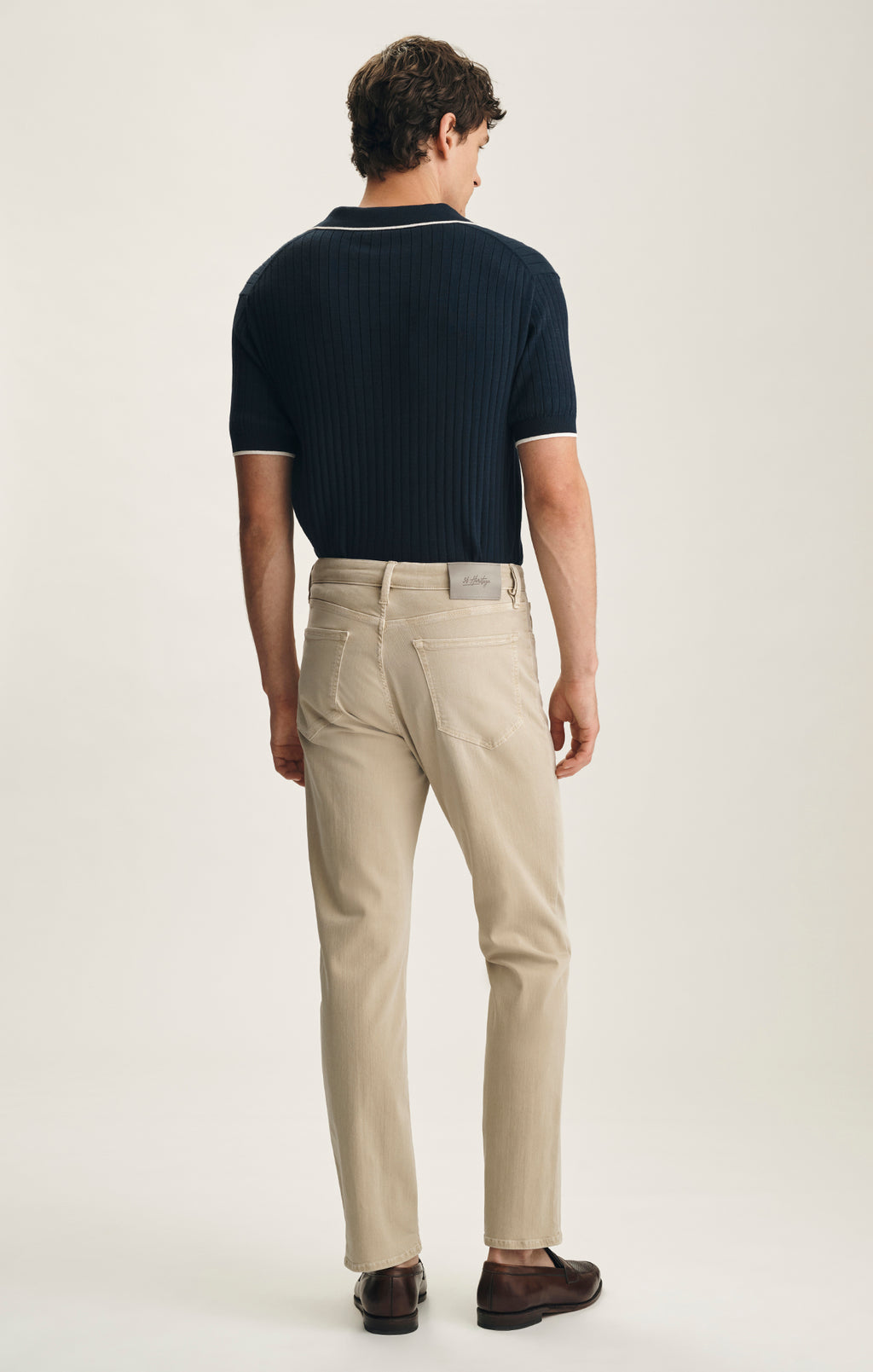 Charisma Relaxed Straight Leg Pants In Sand Colored Urban