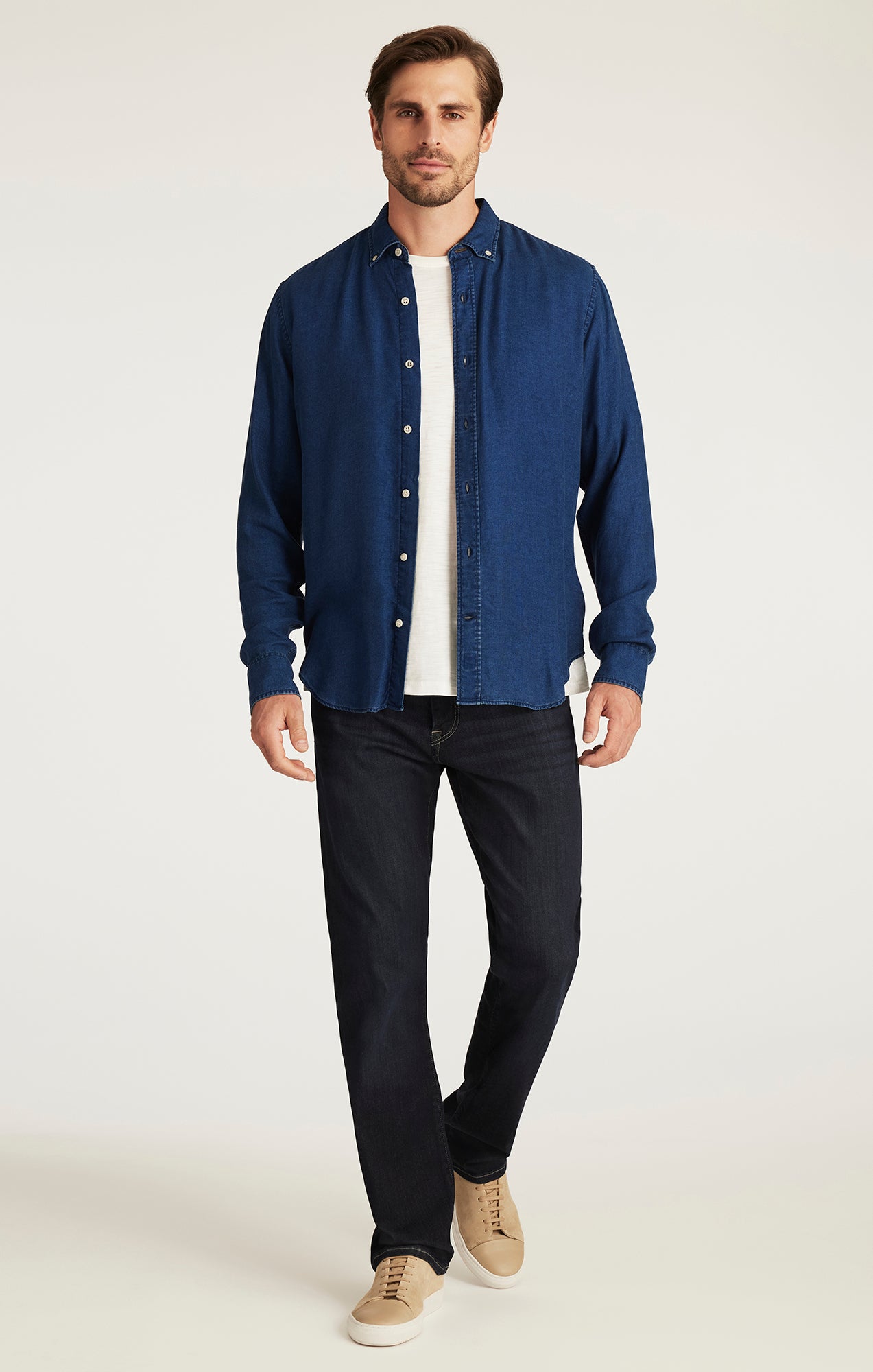 Camino Relaxed Straight Jeans in Deep Urban