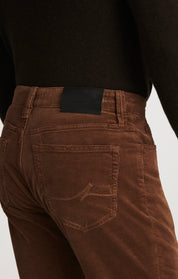 Charisma Relaxed Straight Pants in Bourbon Cord