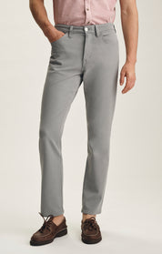 Charisma Relaxed Straight Pants In Pewter Cloud Luxe