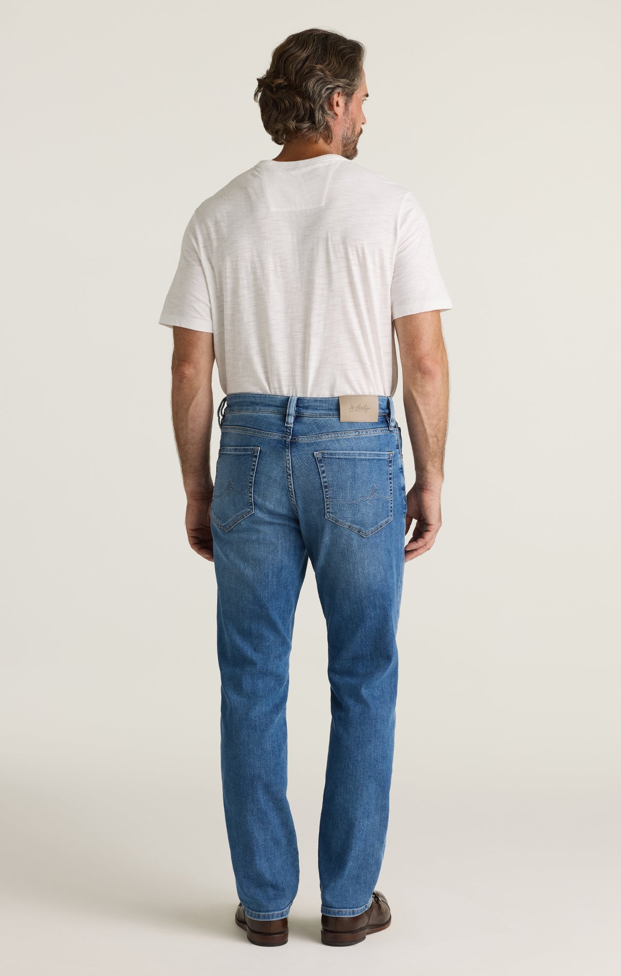 Charisma Relaxed Straight Jeans in Light Brushed Aerodenim