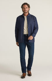 Courage Straight Leg Jeans in Rinse Brushed Aerodenim