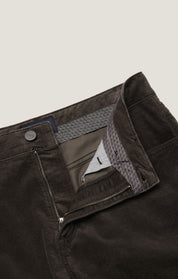 Courage Straight Leg Pants in Dark Olive Moleskin